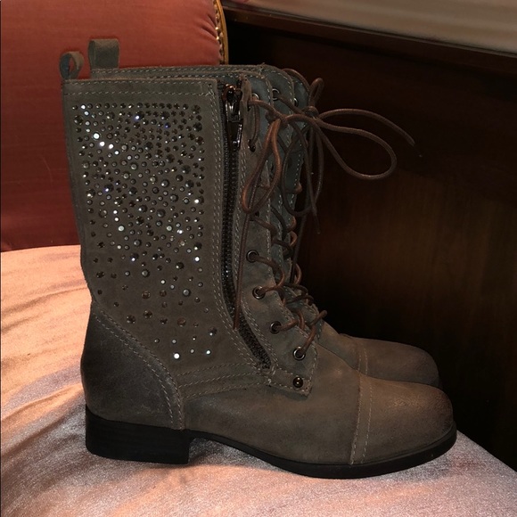 Aldo Umvoti Brown Leather/Suede Boot Size 7 - Picture 3 of 8